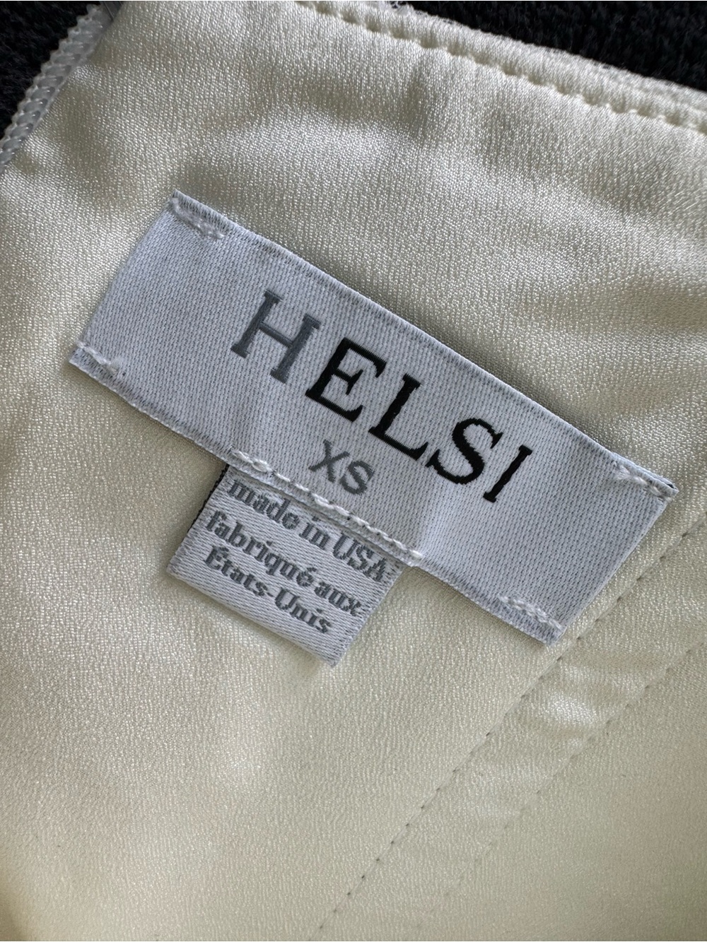 helsi hilma ivory white 3d floral applique sequin embellished mini dress XS NEW - Picture 3 of 6